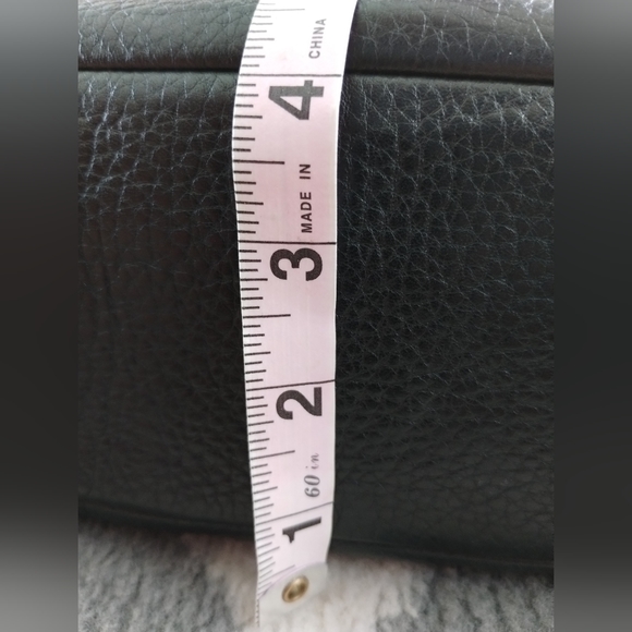 Coach Pebbled Leather Madison Tribeca East West Bag with Chain Strap Handles - Picture 14 of 16